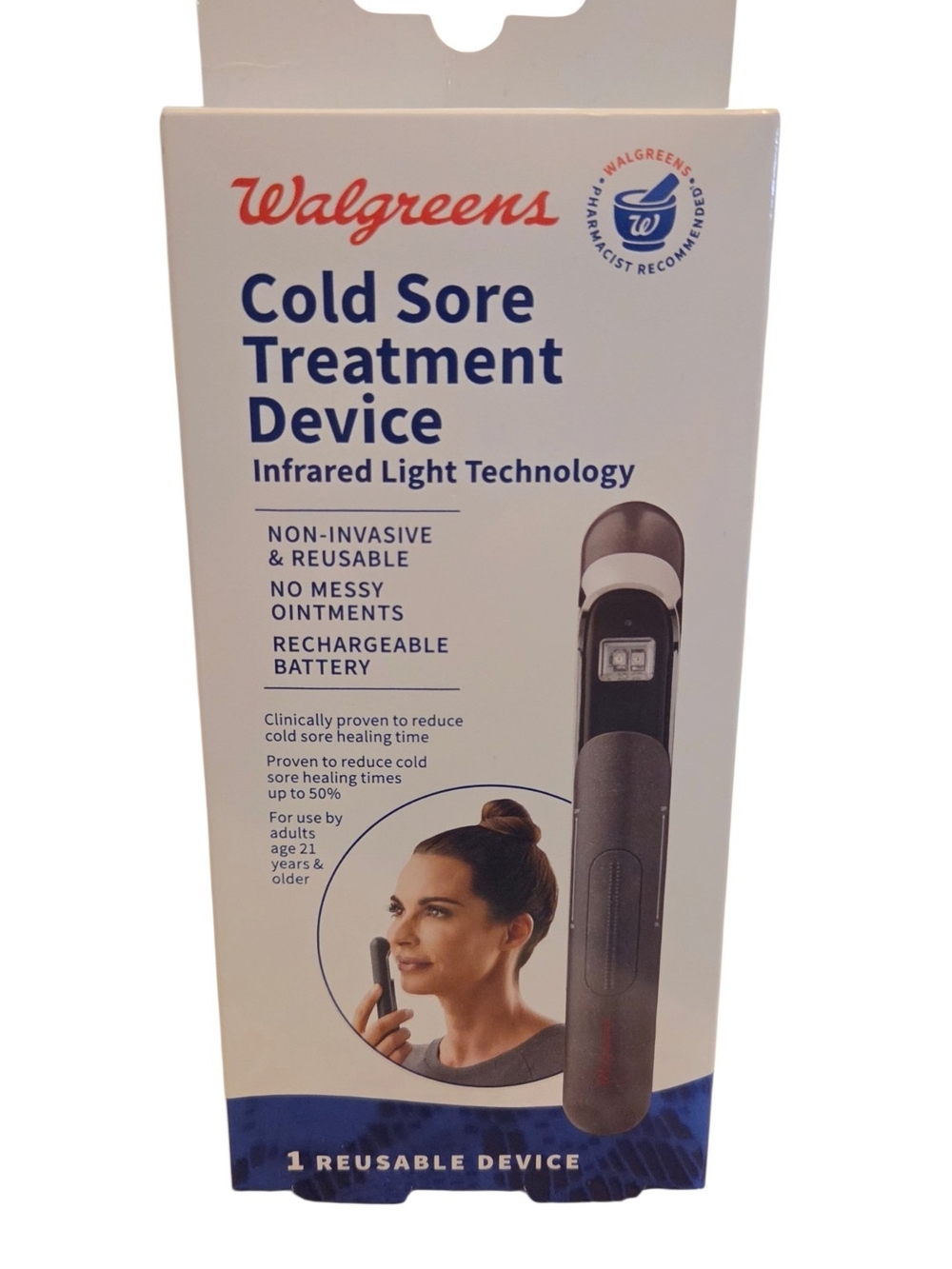 Walgreens Cold Sore Treatment Device — Gray Infrared Light